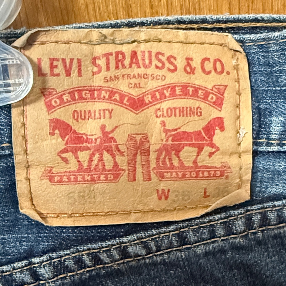 559 Levi Denim Jeans 36 x 36 - Picture 8 of 10